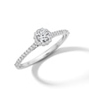 Thumbnail Image 5 of Enchanted Star Elsa 3/8 CT. T.W. Lab-Grown Diamond Frame Promise Ring in 10K White Gold (F/SI2)