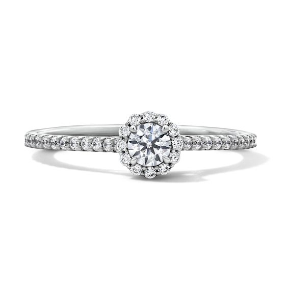 Enchanted Star Tiana 3/8 CT. T.w. Lab-Grown Diamond Frame Promise Ring in 10K Gold (F/Si2)