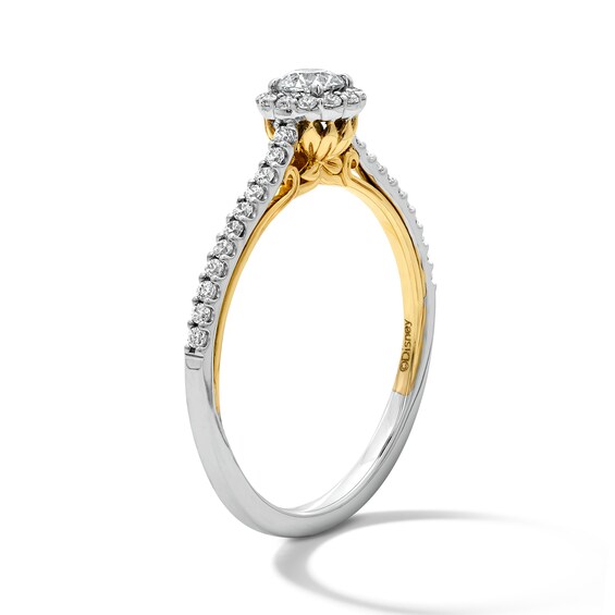 Enchanted Star Tiana 3/8 CT. T.w. Lab-Grown Diamond Frame Promise Ring in 10K Gold (F/Si2)