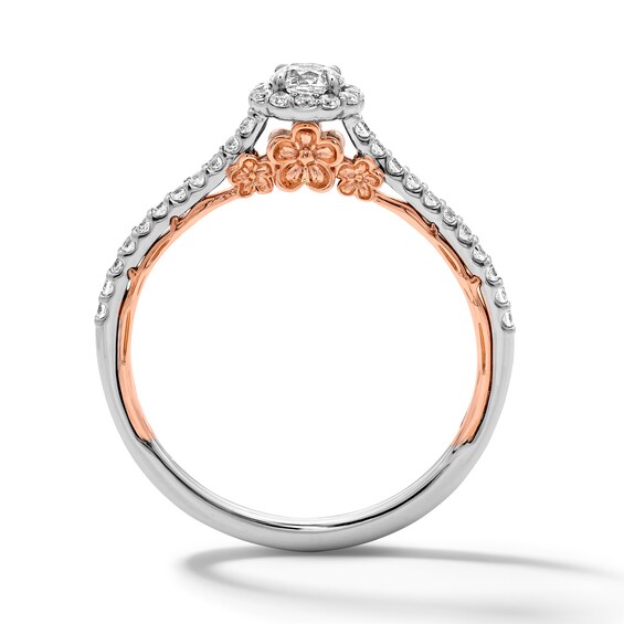 Enchanted Star Mulan 3/8 CT. T.w. Lab-Grown Diamond Promise Ring in 10K Gold (F/Si2)