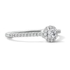 Thumbnail Image 3 of Enchanted Star Majestic Princess 3/8 CT. T.W. Lab-Grown Diamond Promise Ring in 10K White Gold (F/SI2)