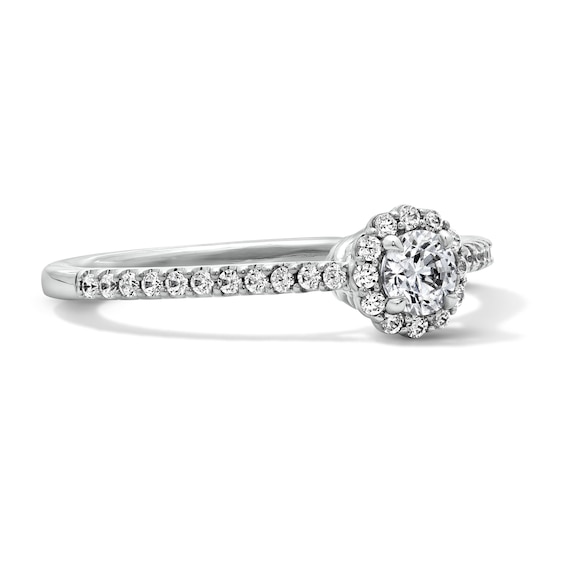 Enchanted Star Majestic Princess 3/8 CT. T.w. Lab-Grown Diamond Promise Ring in 10K White Gold (F/Si2)