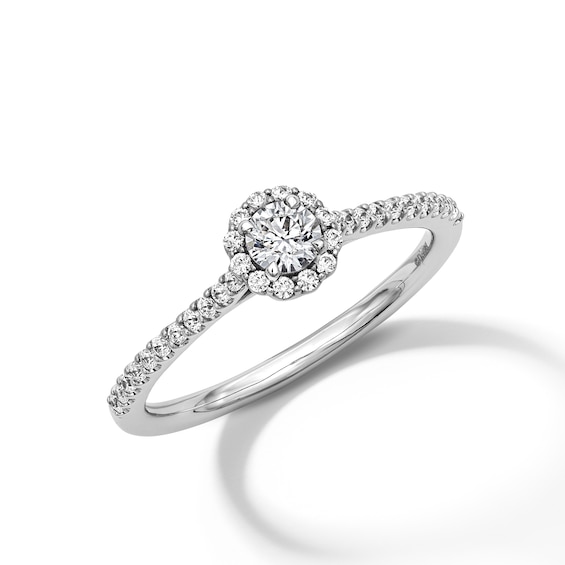 Enchanted Star Majestic Princess 3/8 CT. T.w. Lab-Grown Diamond Promise Ring in 10K White Gold (F/Si2)