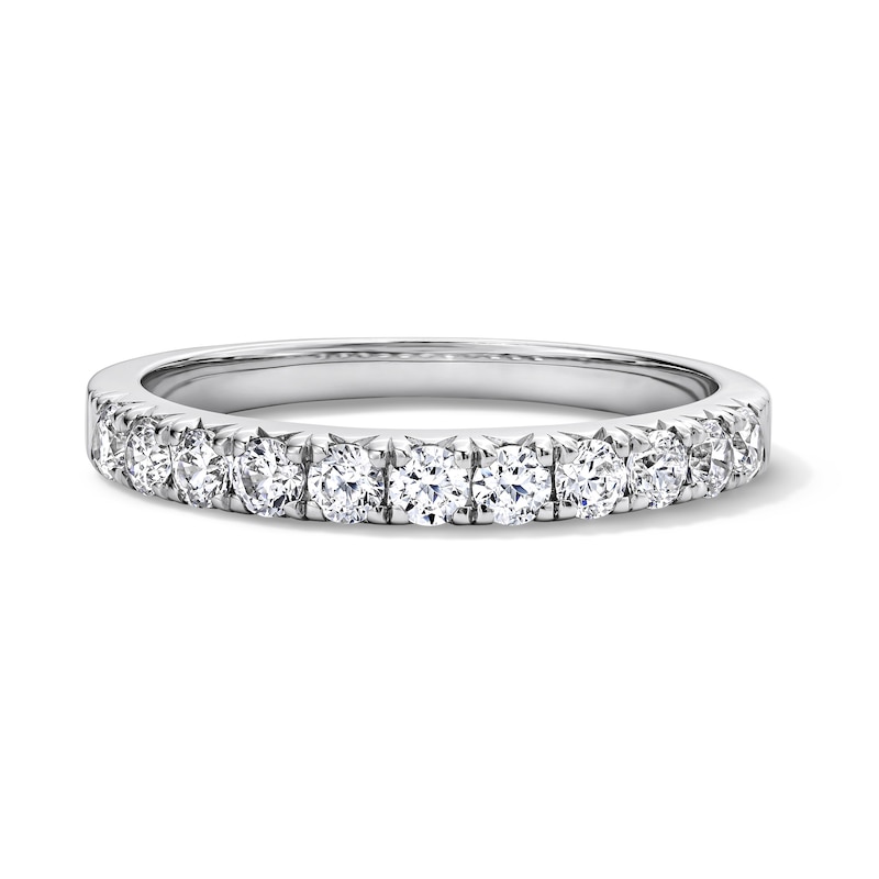 Main Image 1 of 1/2 CT. T.W. Certified Lab-Grown Diamond Anniversary Band in Platinum (F/VS2)