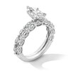 Thumbnail Image 3 of 2-1/2 CT. T.W. Marquise-Cut Certified Lab-Grown Diamond Bridal Set in 14K White Gold (F/VS2)