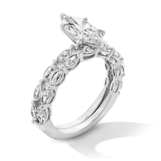 2-1/2 CT. T.w. Marquise-Cut Certified Lab-Grown Diamond Bridal Set in 14K White Gold (F/Vs2)