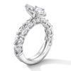 Thumbnail Image 5 of 2-1/2 CT. T.W. Marquise-Cut Certified Lab-Grown Diamond Bridal Set in 14K White Gold (F/VS2)
