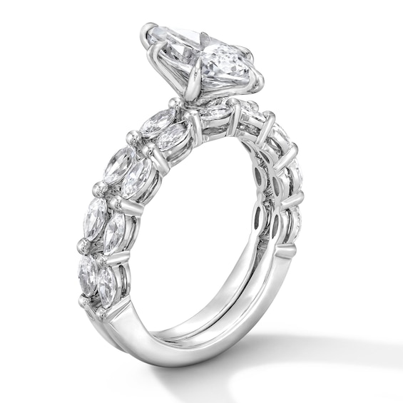 2-1/2 CT. T.w. Marquise-Cut Certified Lab-Grown Diamond Bridal Set in 14K White Gold (F/Vs2)