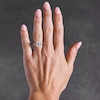 Thumbnail Image 2 of 4-1/3 CT. T.W. Radiant-Cut Certified Lab-Grown Diamond Hidden Frame Bridal Set in 14K Gold (F/VS2)