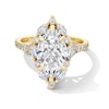 Thumbnail Image 1 of 3-3/4 CT. T.W. Marquise-Cut Certified Lab-Grown Diamond Frame Engagement Ring in 14K Gold (F/VS2)