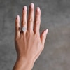 Thumbnail Image 2 of 3-3/4 CT. T.W. Marquise-Cut Certified Lab-Grown Diamond Frame Engagement Ring in 14K Gold (F/VS2)