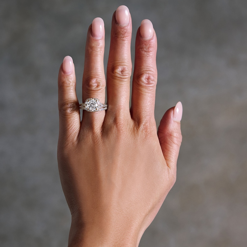 Main Image 2 of 3 CT. T.W. Certified Lab-Grown Diamond Bridal Set in 14K Gold (F/VS2)