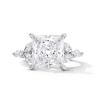 Thumbnail Image 1 of 7 CT. T.W. Princess-Cut Certified Lab-Grown Diamond Hidden Frame Engagement Ring in 14K White Gold (F/VS2)