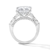 Thumbnail Image 3 of 7 CT. T.W. Princess-Cut Certified Lab-Grown Diamond Hidden Frame Engagement Ring in 14K White Gold (F/VS2)