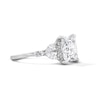 Thumbnail Image 4 of 7 CT. T.W. Princess-Cut Certified Lab-Grown Diamond Hidden Frame Engagement Ring in 14K White Gold (F/VS2)