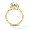 Thumbnail Image 3 of 2-5/8 CT. T.W. Radiant-Cut Certified Lab-Grown Diamond Frame Engagement Ring in 14K Gold (F/VS2)