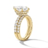Thumbnail Image 4 of 4-1/3 CT. T.W. Marquise-Cut Certified Lab-Grown Diamond Hidden Frame Bridal Set in 14K Gold (F/VS2)
