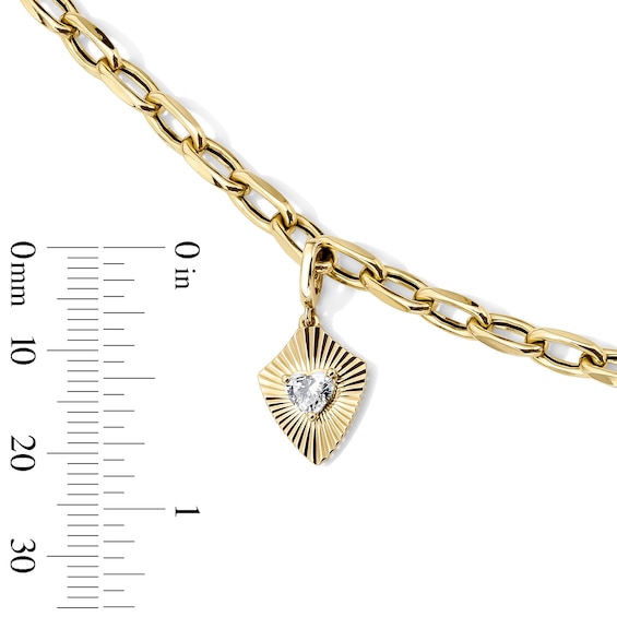 4.0mm Paper Clip Chain Necklace in Hollow 10K Gold