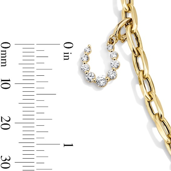 4.0mm Paper Clip Chain Necklace in Hollow 10K Gold