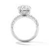 Thumbnail Image 2 of 7 CT. T.W. Oval Certified Lab-Grown Diamond Engagement Ring in 14K White Gold (F/VS2)