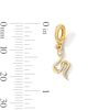 Thumbnail Image 3 of Certified Lab-Grown Diamond Accent Snake Necklace Charm in 10K Gold (F/VS2)