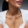 Thumbnail Image 2 of 1/5 CT. T.W. Lab-Grown Diamond Hamsa Necklace Charm in 10K Gold (F/VS2)