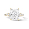 Thumbnail Image 1 of 5-3/4 CT. T.W. Radiant-Cut Certified Lab-Grown Diamond Engagement Ring in 14K Gold (F/VS2)