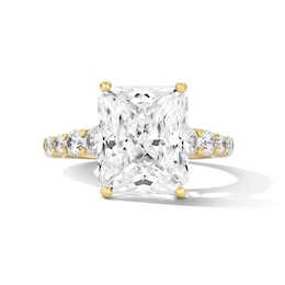 5-3/4 CT. T.W. Radiant-Cut Certified Lab-Grown Diamond Engagement Ring in 14K Gold (F/VS2)