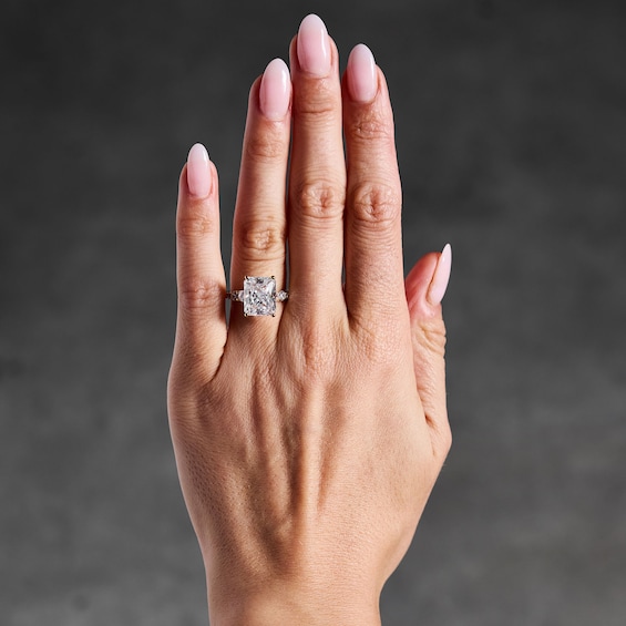 5-3/4 CT. T.w. Radiant-Cut Certified Lab-Grown Diamond Engagement Ring in 14K Gold (F/Vs2)