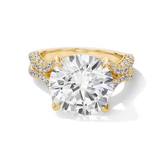 9 CT. T.w. Certified Lab-Grown Diamond Hidden Frame Engagement Ring in 14K Gold (F/Vs2)