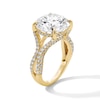 Thumbnail Image 3 of 9 CT. T.W. Certified Lab-Grown Diamond Hidden Frame Engagement Ring in 14K Gold (F/VS2)