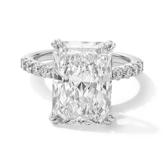8-5/8 CT. T.w. Radiant-Cut Certified Lab-Grown Diamond Engagement Ring in 14K White Gold (F/Vs2)