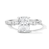 Thumbnail Image 1 of 1-3/4 CT.T.W. Radiant-Cut Certified Lab-Grown Diamond Hidden Frame Engagement Ring in 14K White Gold (F/VS2)