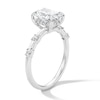Thumbnail Image 4 of 1-3/4 CT.T.W. Radiant-Cut Certified Lab-Grown Diamond Hidden Frame Engagement Ring in 14K White Gold (F/VS2)