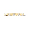 Thumbnail Image 1 of 1/4 CT. T.W. Diamond Channel-Set Station Stackable Band in 10K Gold