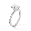 Thumbnail Image 3 of 2-1/2 CT. T.W. Elongated Cushion-Cut Certified Lab-Grown Diamond Hidden Double Frame Engagement Ring in Platinum (F/VS2)