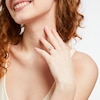 Thumbnail Image 2 of 2-3/4 CT. T.W. Oval Certified Lab-Grown Diamond Hidden Double Frame Engagement Ring in Platinum (F/VS2)