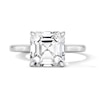 Thumbnail Image 1 of 4 CT. T.W. Asscher-Cut Certified Lab-Grown Diamond Solitaire Engagement Ring in 14K White Gold (F/VS2)