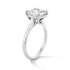 Thumbnail Image 2 of 4 CT. T.W. Asscher-Cut Certified Lab-Grown Diamond Solitaire Engagement Ring in 14K White Gold (F/VS2)