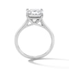 Thumbnail Image 3 of 4 CT. T.W. Asscher-Cut Certified Lab-Grown Diamond Solitaire Engagement Ring in 14K White Gold (F/VS2)