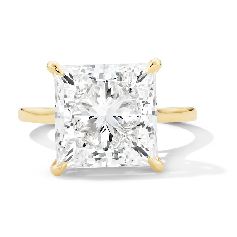 Main Image 1 of 8 CT. T.W. Princess-Cut Certified Lab-Grown Diamond Solitaire Engagement Ring in 14K Gold (F/VS2)
