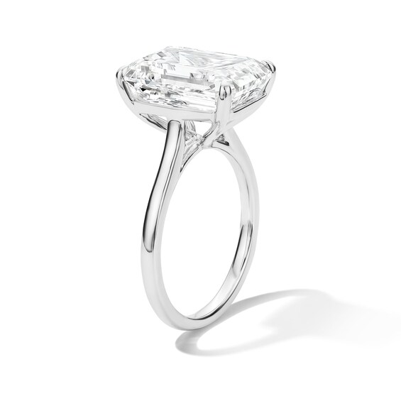 8 CT. T.w. Emerald-Cut Certified Lab-Grown Diamond Solitaire Engagement Ring in 14K Gold (F/Vs2