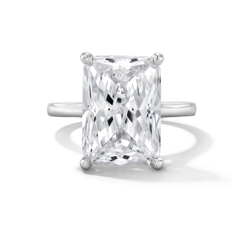 Main Image 1 of 7 CT. T.W. Radiant-Cut Certified Lab-Grown Diamond Solitaire Engagement Ring in 14K White Gold (F/VS2)