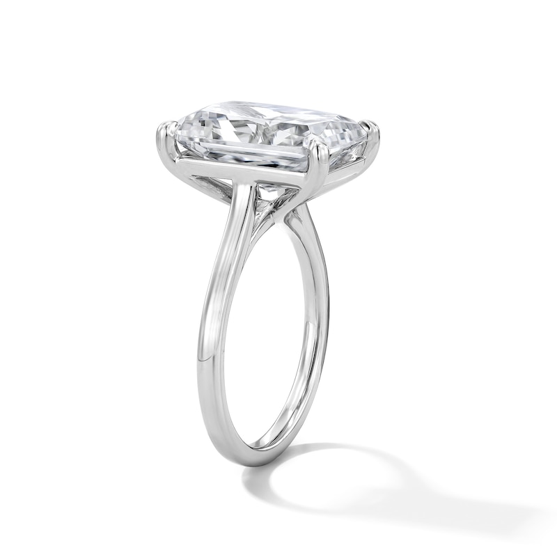 Main Image 3 of 7 CT. T.W. Radiant-Cut Certified Lab-Grown Diamond Solitaire Engagement Ring in 14K White Gold (F/VS2)