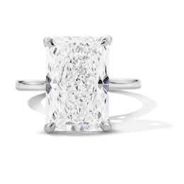 8 CT. T.W. Radiant-Cut Certified Lab-Grown Diamond Solitaire Engagement Ring in 14K White Gold (F/VS2)