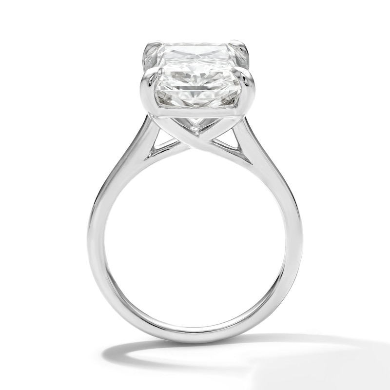 Main Image 3 of 8 CT. T.W. Radiant-Cut Certified Lab-Grown Diamond Solitaire Engagement Ring in 14K White Gold (F/VS2)