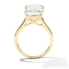 Thumbnail Image 3 of 8 CT. T.W. Emerald-Cut Certified Lab-Grown Diamond Solitaire Engagement Ring in 14K Gold (F/VS2)