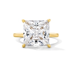 7 CT. T.W. Princess-Cut Certified Lab-Grown Solitaire Diamond Engagement Ring in 14K Gold (F/VS2)