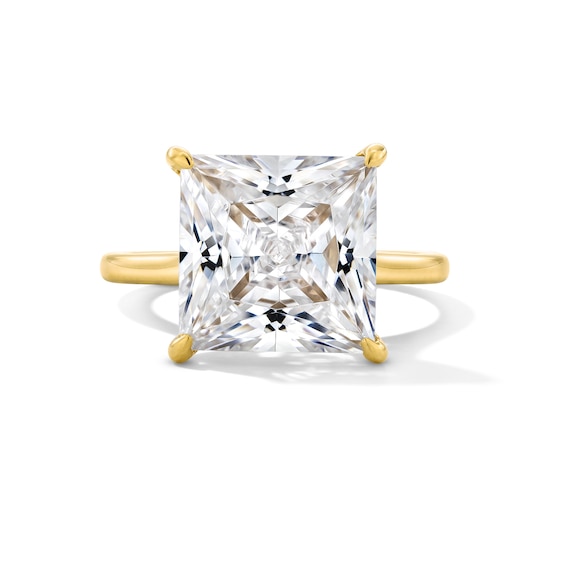 7 CT. T.w. Princess-Cut Certified Lab-Grown Solitaire Diamond Engagement Ring in 14K Gold (F/Vs2)