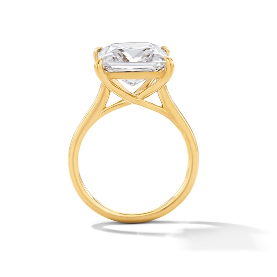 7 CT. T.w. Princess-Cut Certified Lab-Grown Solitaire Diamond Engagement Ring in 14K Gold (F/Vs2)